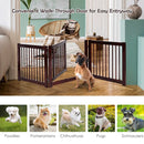 24 Inch Configurable Folding 3 Panel Wood Dog Fence by LJGDeals
