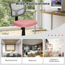 Armless Computer Chair with Height Adjustment and Breathable Mesh for Home Office by LJGDeals