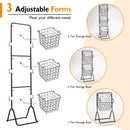 3-Tier Fruit Basket Stand with Adjustable Heights by LJGDeals