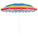 Beach Umbrella 6.5 FT with UPF 50+ Sun Protection & Sand Anchor by LJGDeals
