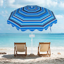 Beach Umbrella 6.5 FT with UPF 50+ Sun Protection & Sand Anchor by LJGDeals