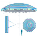 Beach Umbrella 6.5 FT with UPF 50+ Sun Protection & Sand Anchor by LJGDeals