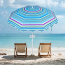 Beach Umbrella 6.5 FT with UPF 50+ Sun Protection & Sand Anchor by LJGDeals