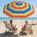 Beach Umbrella 6.5 FT with UPF 50+ and Sand Anchor by LJGDeals