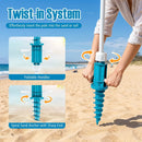 Beach Umbrella 6.5 FT with UPF 50+ and Sand Anchor by LJGDeals