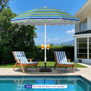 Beach Umbrella 6.5 FT with UPF 50+ and Sand Anchor by LJGDeals