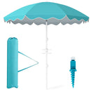 Beach Umbrella 6.5 FT with UPF 50+ and Sand Anchor by LJGDeals