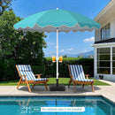 Beach Umbrella 6.5 FT with UPF 50+ and Sand Anchor by LJGDeals