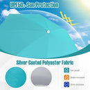 Beach Umbrella 6.5 FT with UPF 50+ and Sand Anchor by LJGDeals