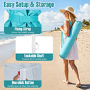 Beach Umbrella 6.5 FT with UPF 50+ and Sand Anchor by LJGDeals