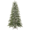 7.5 Feet Artificial Christmas Tree with Branch Tips and Colorful LED Lights by LJGDeals
