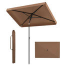 6.5 x 4.3 FT Rectangular Outdoor Balcony Umbrella with Tilt Adjust Button by DirectDeals