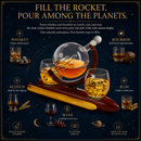 Rocket Whiskey Decanter Set, Planets Globe Decanter