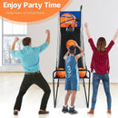 Foldable Single Shot Basketball Arcade Game with Electronic Scorer and Basketballs by LJGDeals