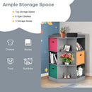 3-Tier Kids Storage Shelf Corner Cabinet with 3 Baskets by LJGDeals