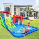 Inflatable Water Slide with Ocean Balls for Kids without Blower by LJGDeals