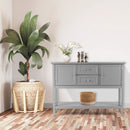 Wooden Sideboard Buffet Console Table with Drawers and Storage by LJGDeals