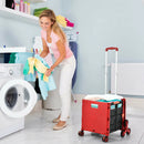 Costway Foldable Utility Cart for Travel and Shopping by LJGDeals