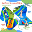 Inflatable Waterslide Bounce House with Upgraded Handrail without Blower by LJGDeals