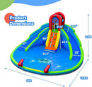 Inflatable Water Park Waterslide for Kids Backyard with 780W Air Blower by LJGDeals