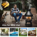 Patio Wood Burning Chimneys Fireplace by LJGDeals