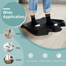 Portable Anti-Fatigue Standing Mat with Massage Points and Diverse Terrain-Black by LJGDeals