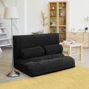 6-Position Adjustable Sleeper Lounge Couch with 2 Pillows by LJGDeals