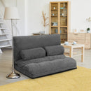6-Position Adjustable Sleeper Lounge Couch with 2 Pillows by LJGDeals