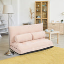 6-Position Adjustable Sleeper Lounge Couch with 2 Pillows by LJGDeals