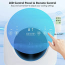 9000 BTU 3 in 1 Portable Air Conditioner with Fan and Dehumidifier-White by LJGDeals