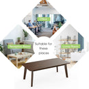 Rectangular Modern Wooden Coffee Table with Rubber Leg by LJGDeals