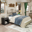 Compact Nightstand with Drawer and Shelf by LJGDeals