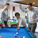 6 Feet Foldable Billiard Pool Table with Complete Set of Balls-Blue by LJGDeals