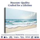 Serene Ocean Wave Coastal Wall Art XIV