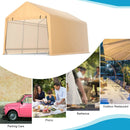 9 x 17 Feet Heavy Duty Carport Canopy-Yellow by LJGDeals