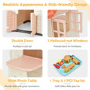 Kid’s Playhouse Pretend Toy House For Boys and Girls 7 Pieces Toy Set by LJGDeals