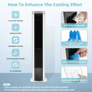 3-In-1 Portable Evaporative Air Cooler with Timer-White by LJGDeals