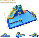 6-in-1 Inflatable Water Slides with Blower for Kids by LJGDeals