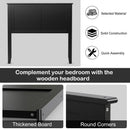 Solid Wood Flat Panel Headboard for Twin-size Bed by LJGDeals