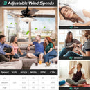 52 Inch Ceiling Fan with 3 Wind Speeds and 5 Reversible Blades by LJGDeals