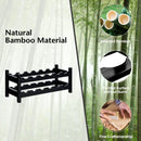 2-Tier 12 Bottles Bamboo Storage Shelf Wine Rack by LJGDeals