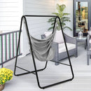 Hanging Padded Hammock Chair with Stand and Heavy Duty Steel by LJGDeals