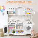 Wooden Kids Kitchen with Washing Machine by LJGDeals