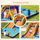 4-in-1 Kids Bounce Castle with Splash Pool without Blower by LJGDeals