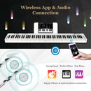 88-Key Folding Electric Lighted Piano Full-Size Portable Keyboard MIDI by LJGDeals