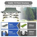 Wide Foldable Camping Cot with Carry Bag by DirectDeals