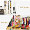 Foldable Armoire Wardrobe Closet with 10 Cubes by LJGDeals