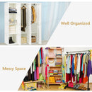 Foldable Closet Clothes Organizer with 8 Cubby Storage by DirectDeals