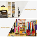 Foldable Armoire Wardrobe Closet with 8 Cubby Storage by LJGDeals
