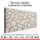 Golden Neurons Wall Art